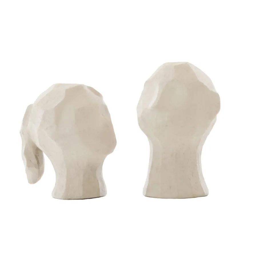 Benedict and Amal スカルプチャー, limestone Cooee Design | クーイーデザイン