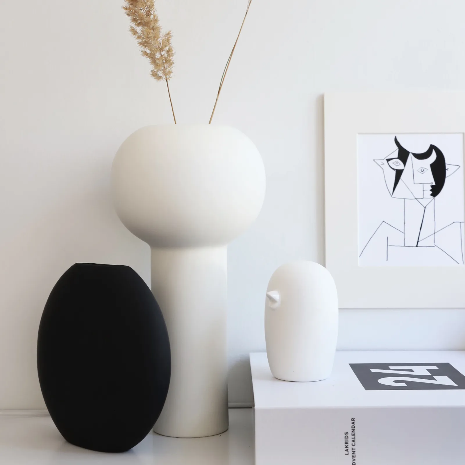セラミック Bird 12 cm, white Cooee Design | クーイーデザイン