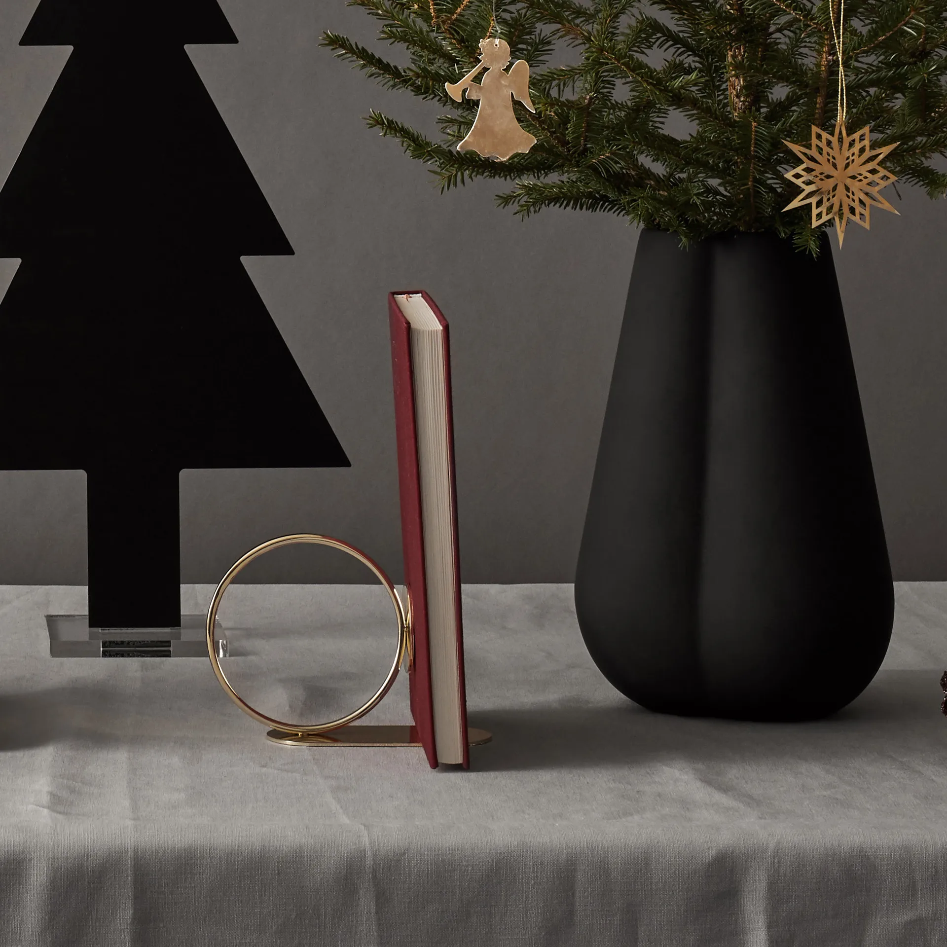 Book Ring ブックレスト 10 cm, brass Cooee Design | クーイーデザイン