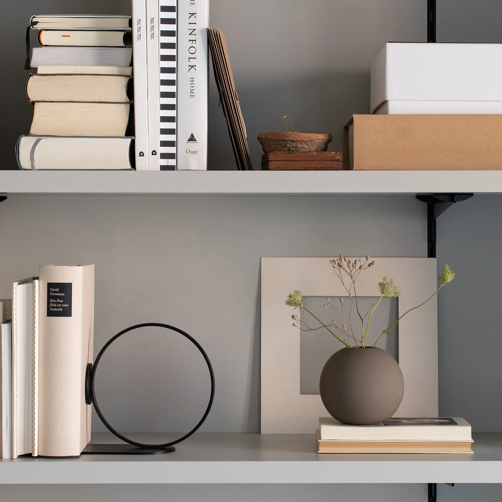 Book Ring ブックレスト 15 cm, black Cooee Design | クーイーデザイン