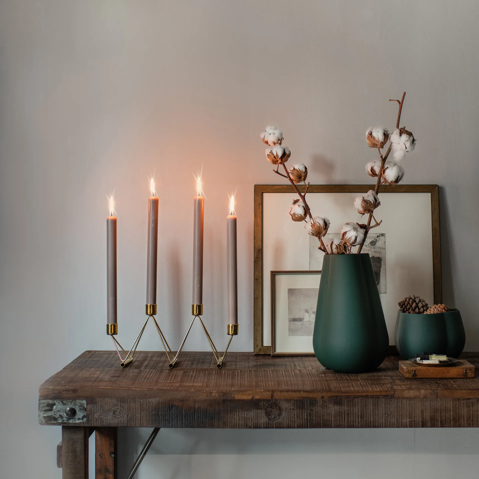 Clover 花瓶 25 cm, dark green Cooee Design | クーイーデザイン