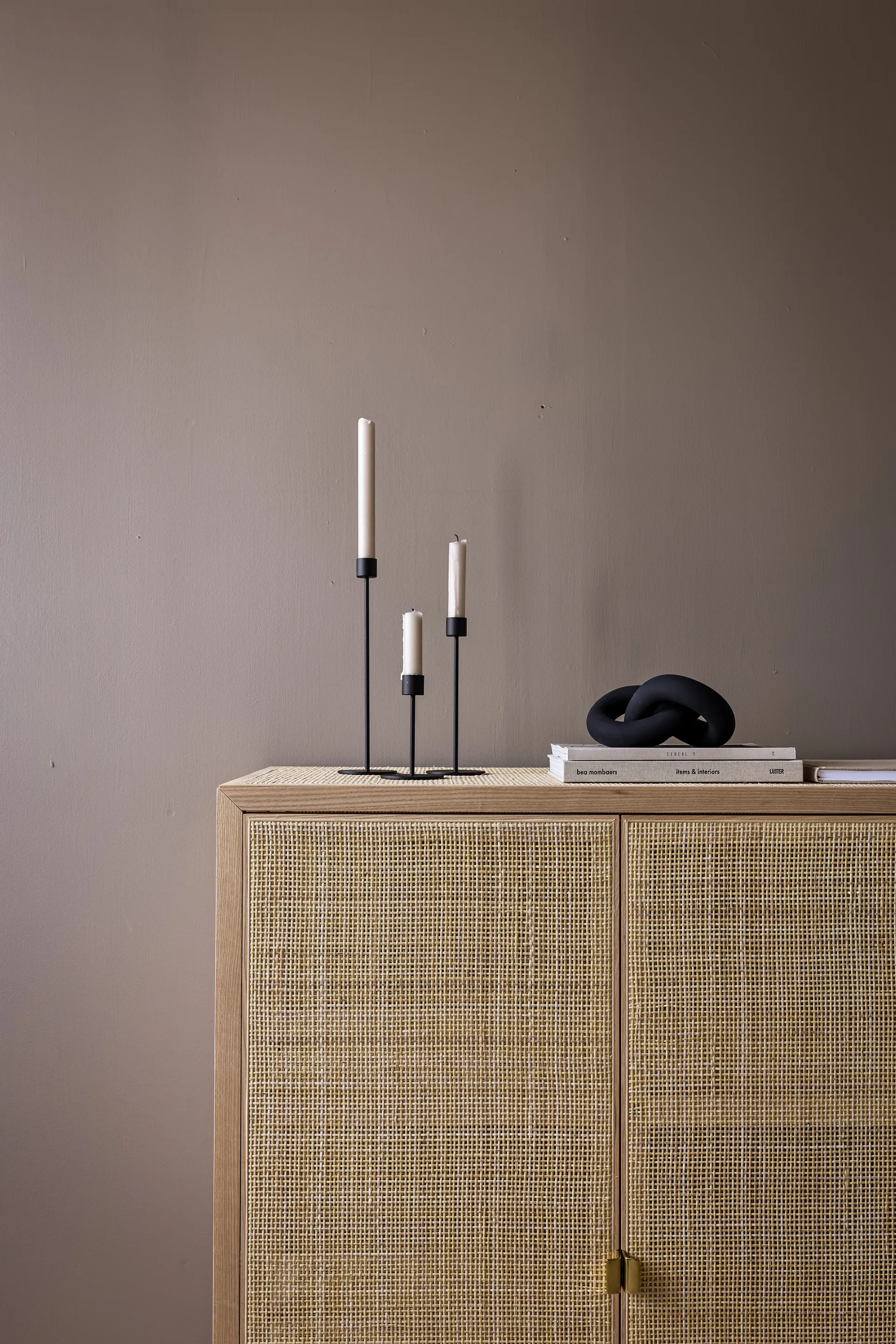 Cooee キャンドルスティック 13 cm, Black Cooee Design | クーイーデザイン