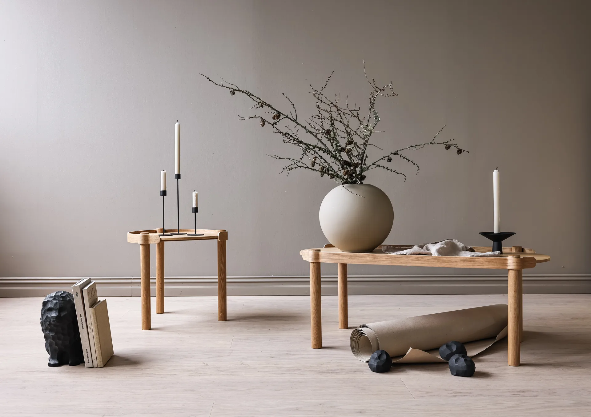 Cooee キャンドルスティック 13 cm, Black Cooee Design | クーイーデザイン