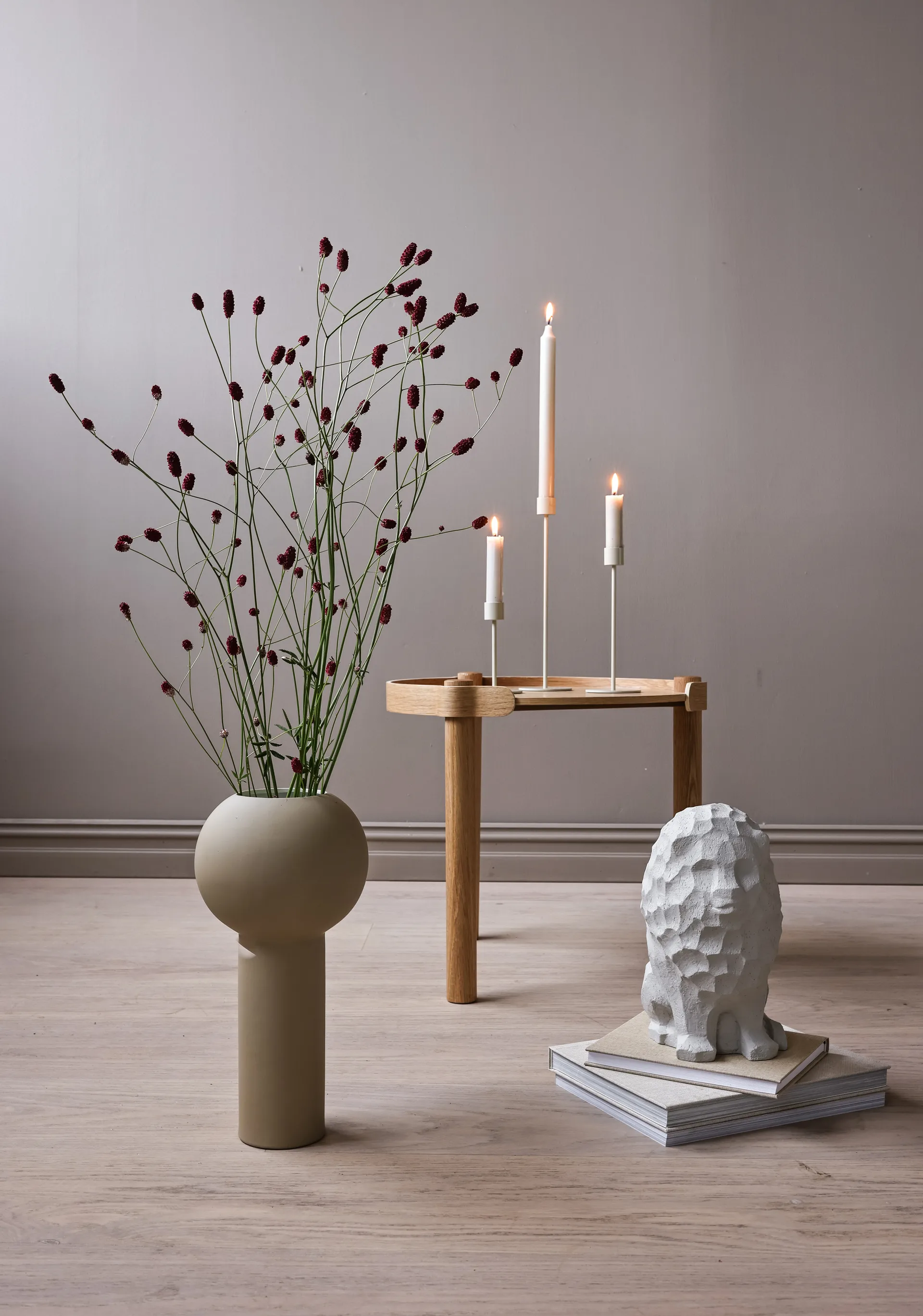 Cooee キャンドルスティック 13 cm, Sand Cooee Design | クーイーデザイン