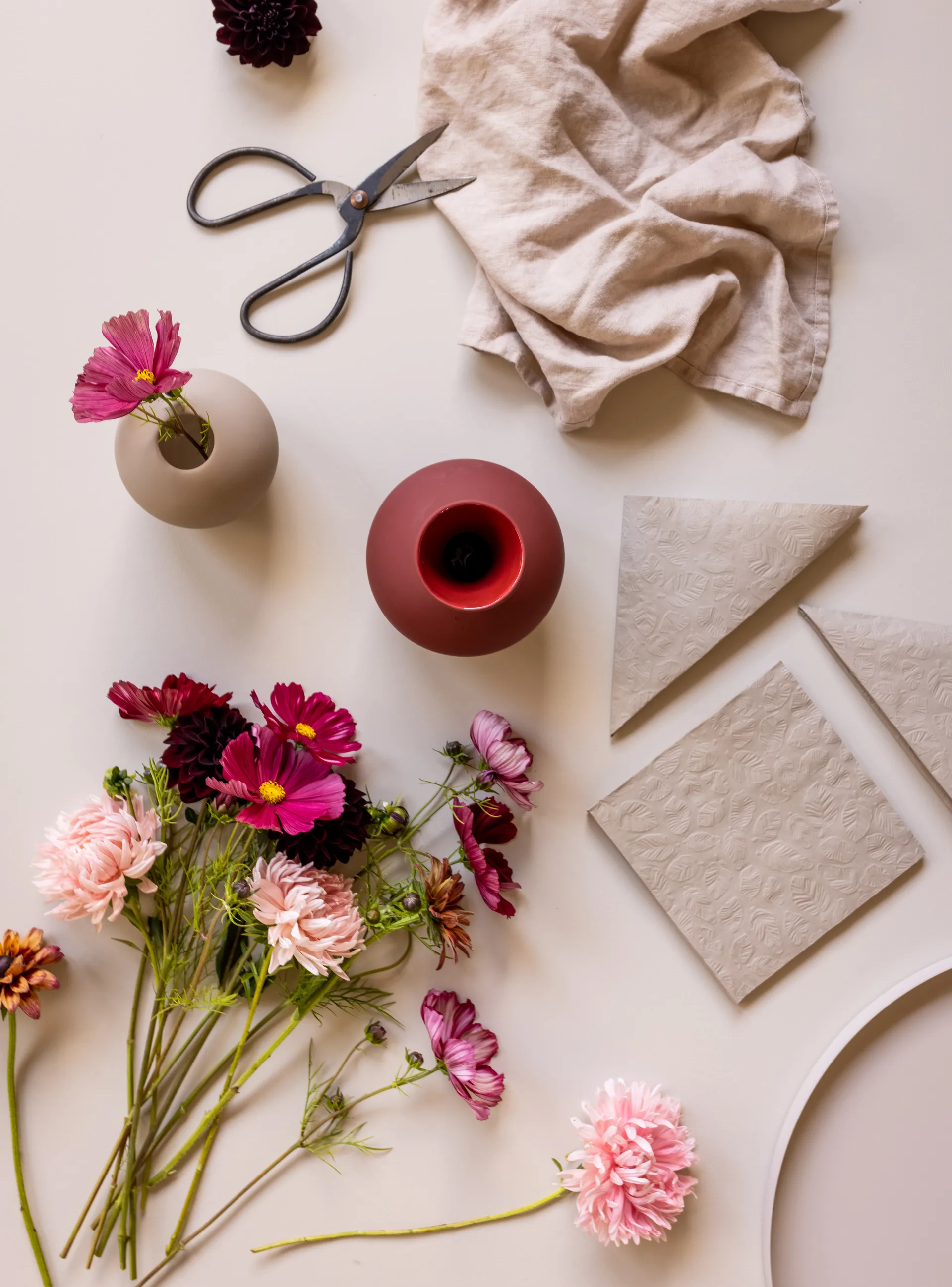 Cooee Leaf ナプキン 33x33 cm 20パック, Sand Cooee Design | クーイーデザイン