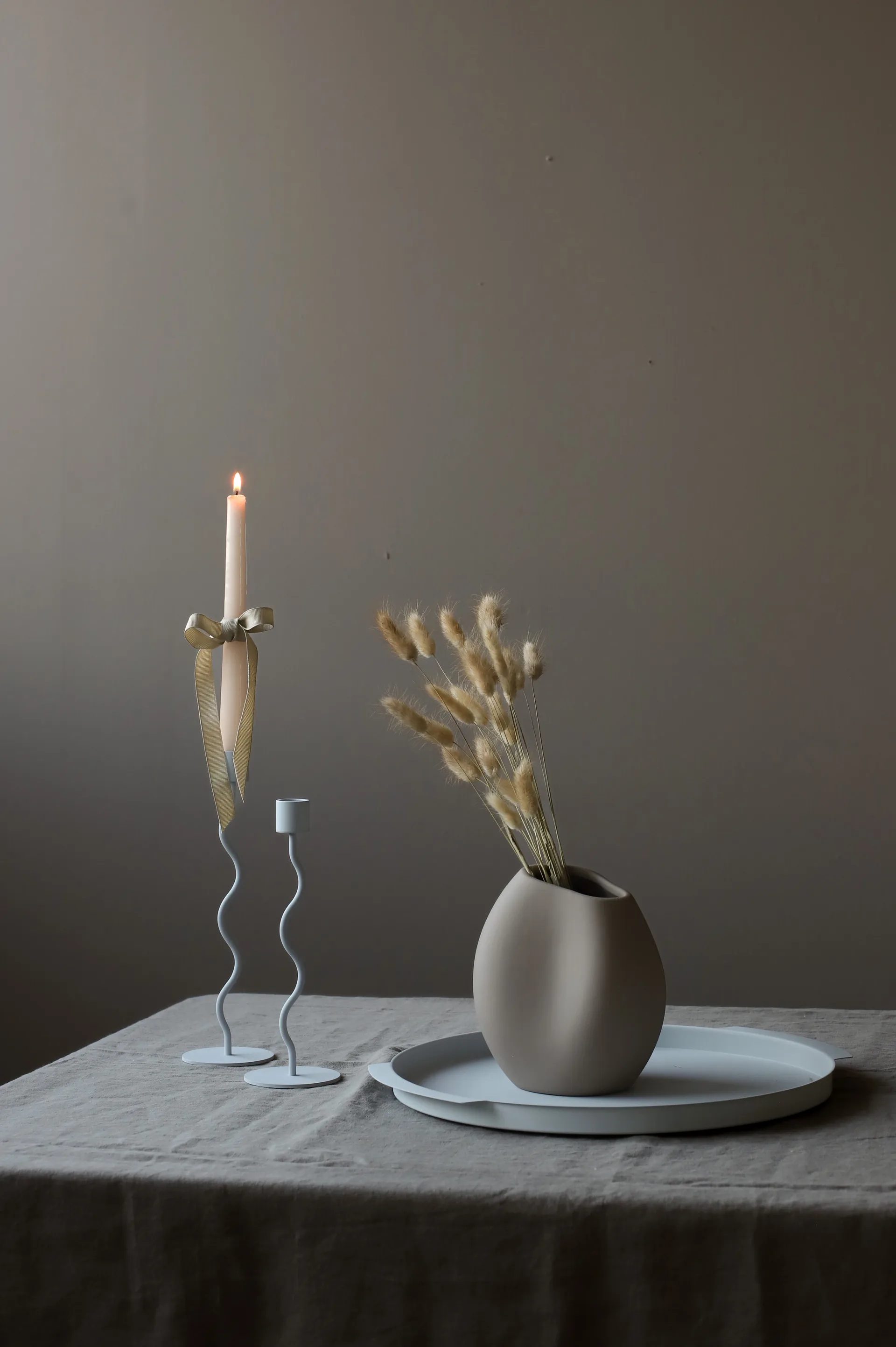 Cooee サービングトレイ round Ø35 cm, Pale blue Cooee Design | クーイーデザイン