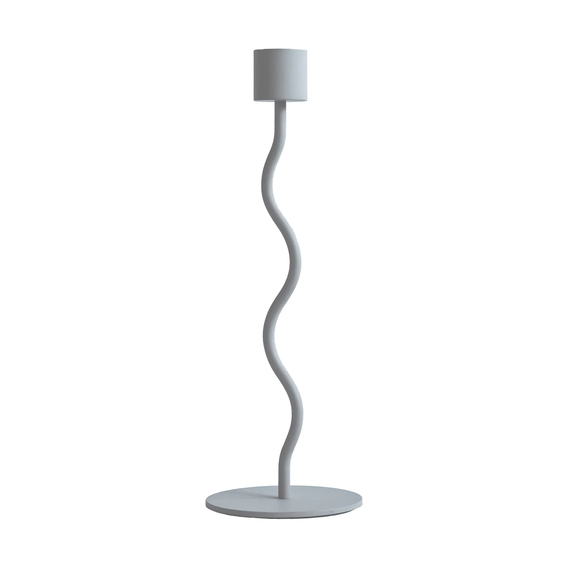 Curved キャンドルホルダー 23 cm, Pale blue Cooee Design | クーイーデザイン