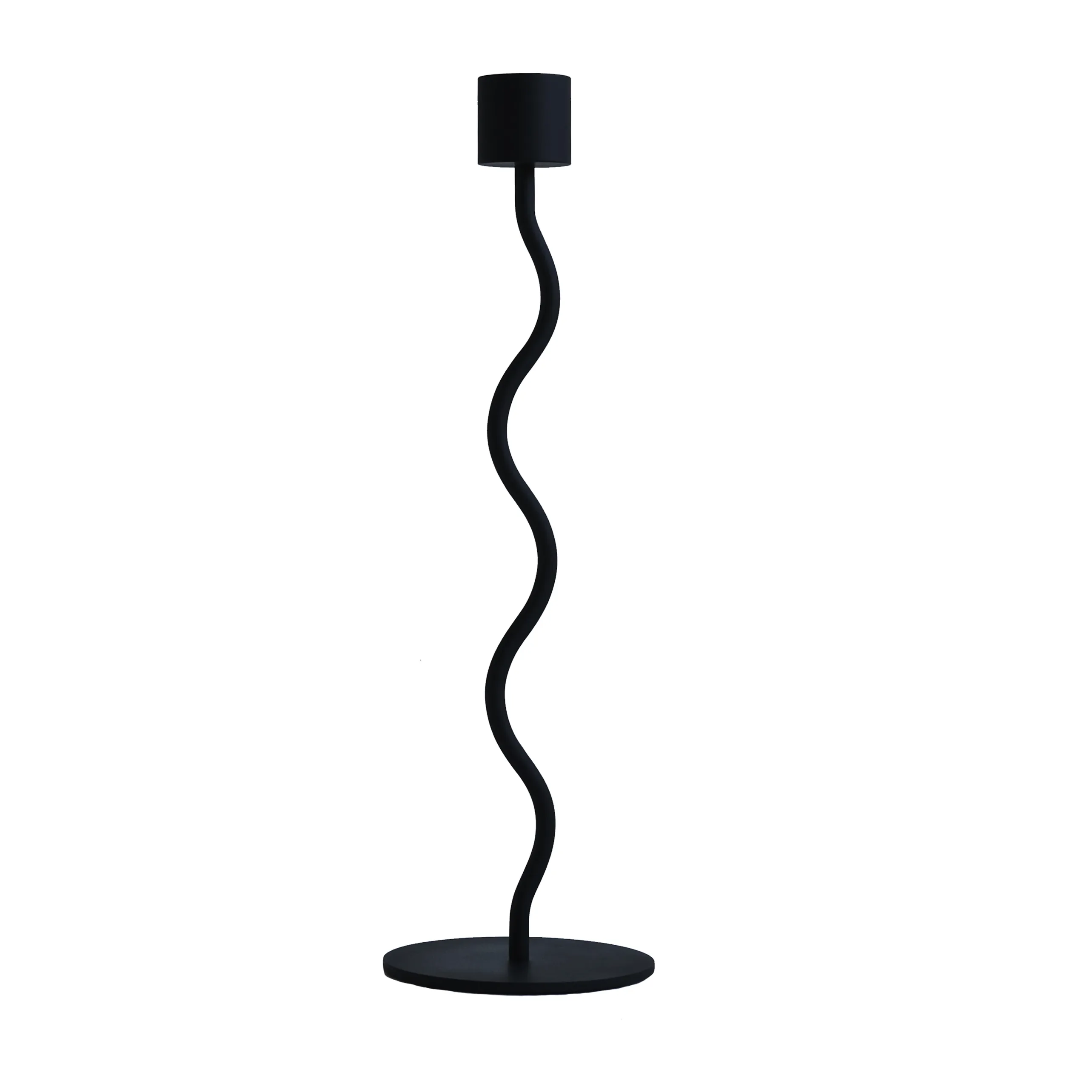 COOEE クーイー　LYKKE ONE キャンドルホルダー ブラック　未使用 Cooee Design | クーイーデザイン からのCurved キャンドルホルダー 26