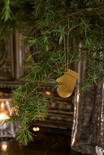 Deco Winter activities クリスマスオーナメント 6点セット - Brass - Cooee Design | クーイーデザイン