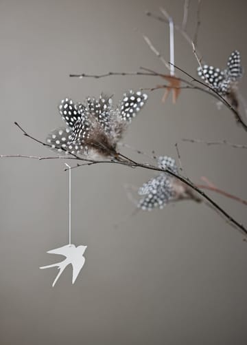 Easter Deco bird イースターデコレーション 4パック - White - Cooee Design | クーイーデザイン