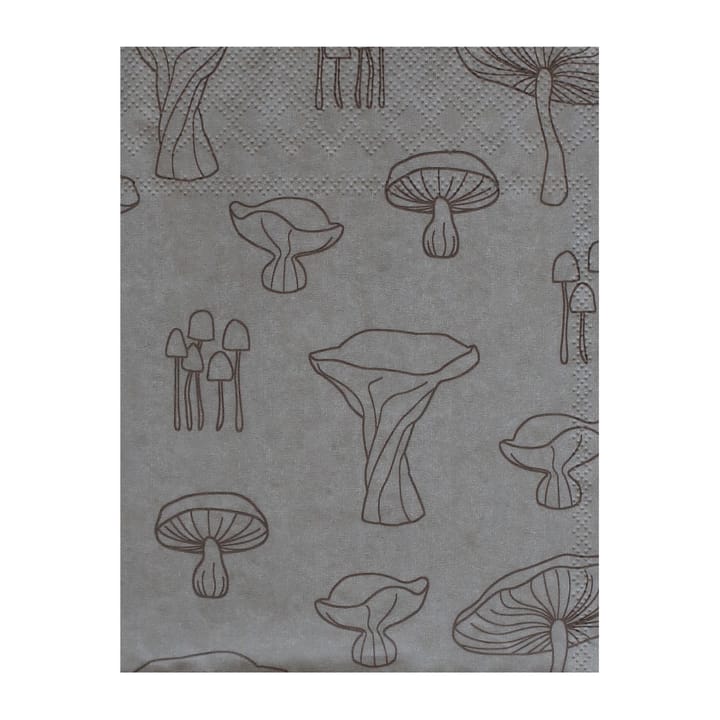 Fungi ナプキン 33x33 cm 20パック - Sand-hazelnut - Cooee Design | ク��ーイーデザイン