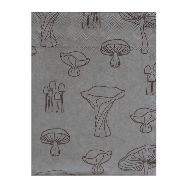 Fungi ナプキン 33x33 cm 20パック - Sand-hazelnut - Cooee Design | クーイーデザイン