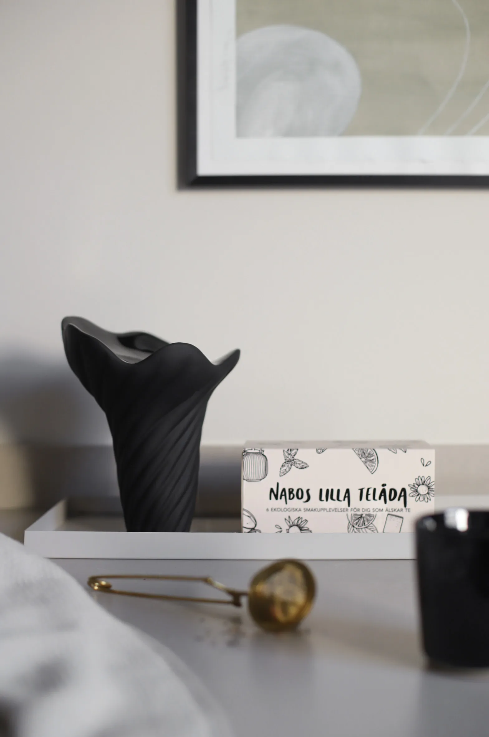 Fungi スカルプチャー large 18 cm, Black Cooee Design | クーイーデザイン