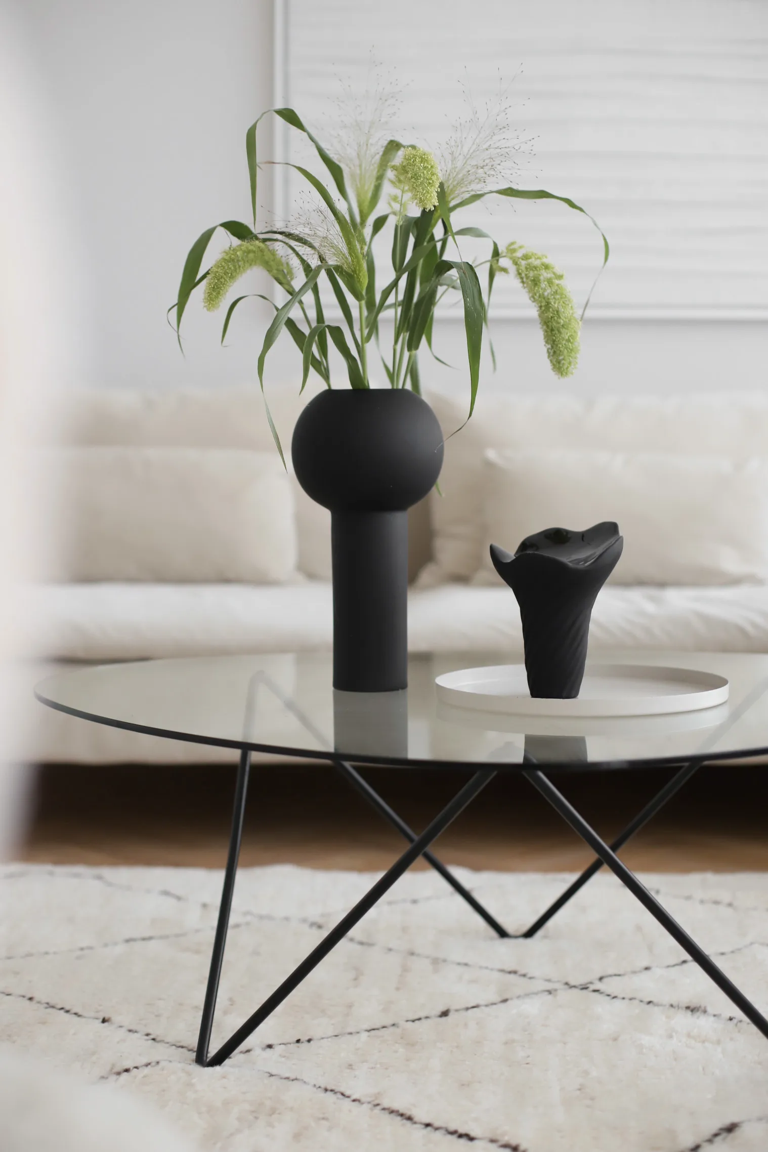 Fungi スカルプチャー large 18 cm, Black Cooee Design | クーイーデザイン