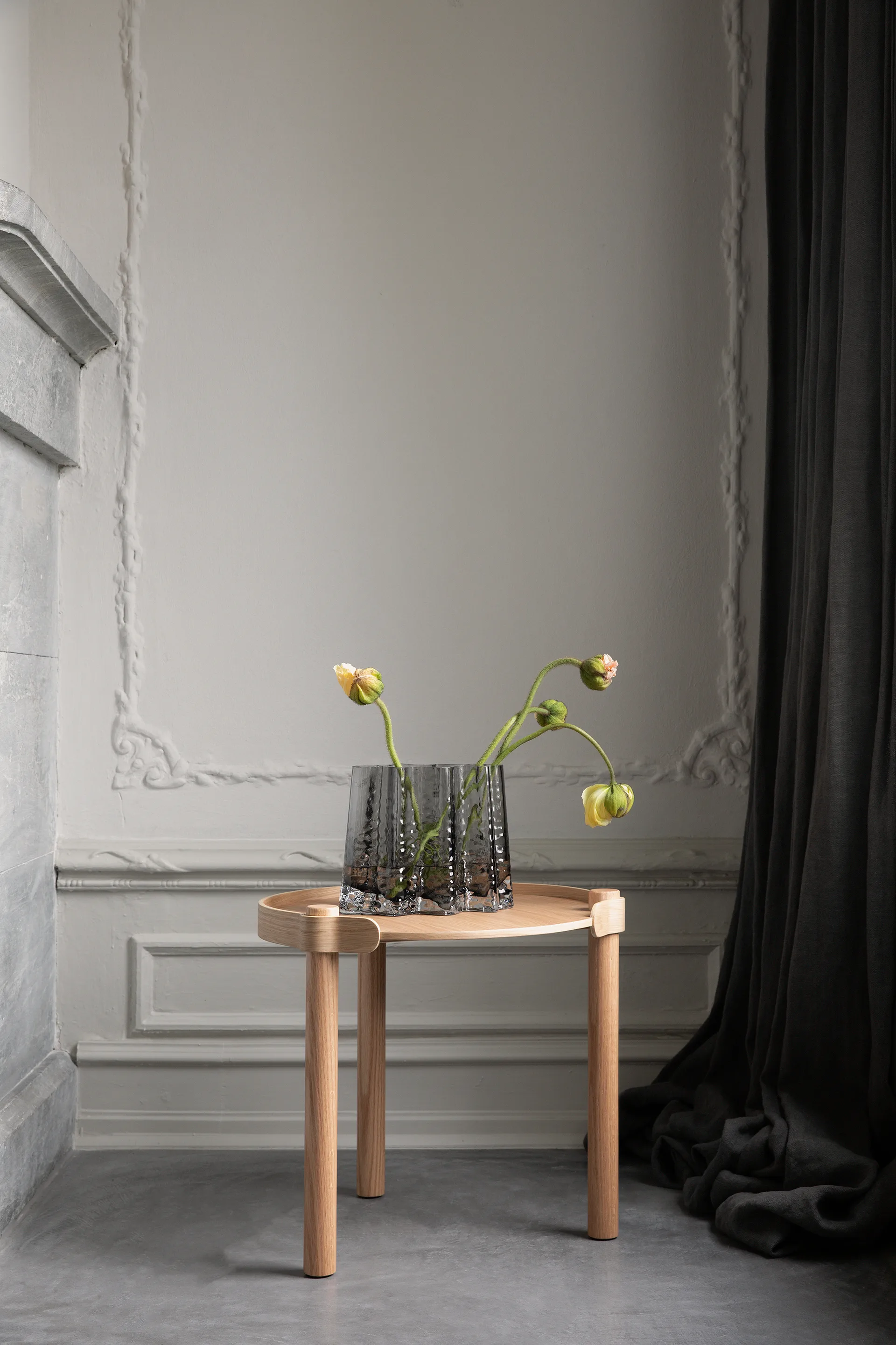 Gry 花瓶 ワイド 24 cm, Smoke Cooee Design | クーイーデザイン