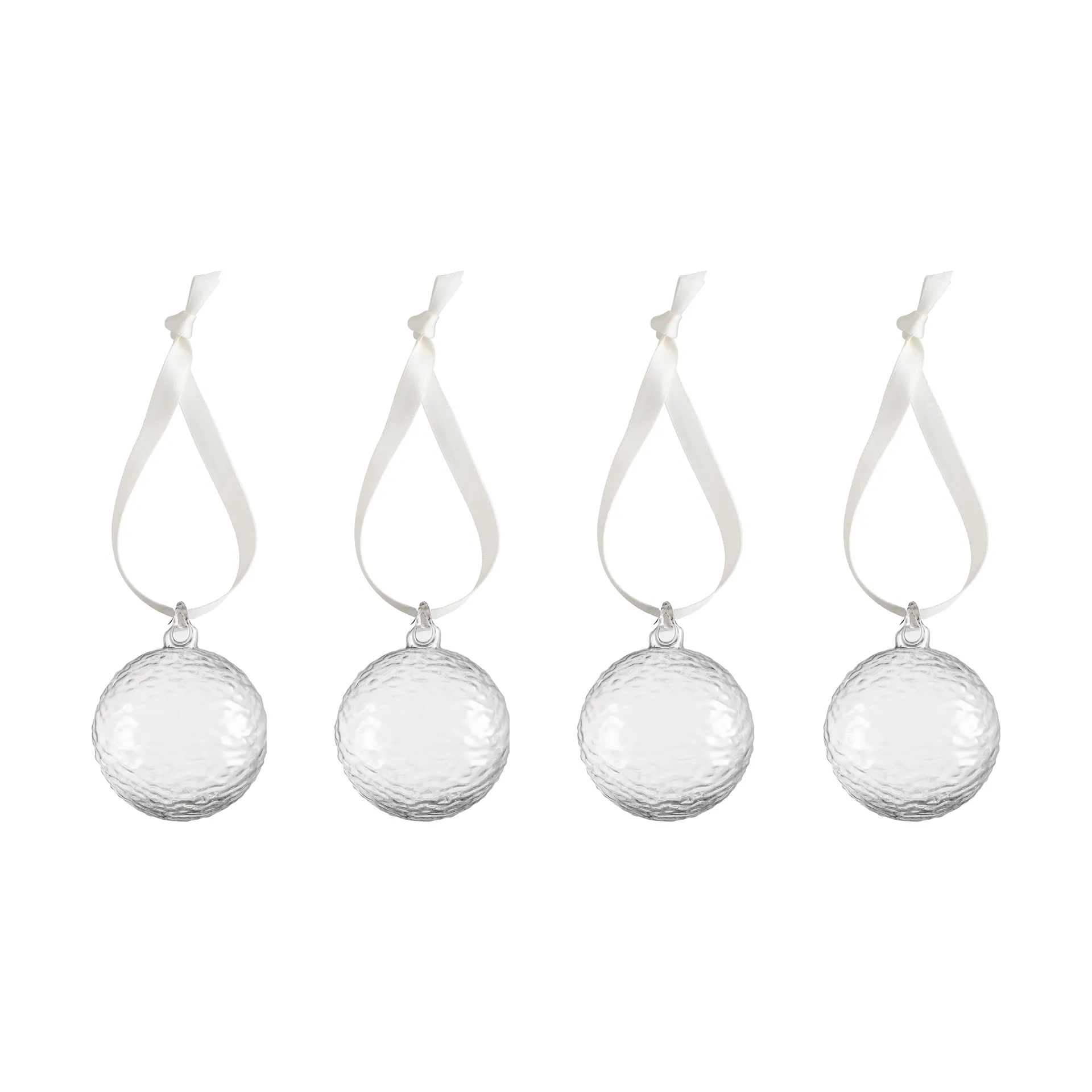 Gry Marble クリスマスオーナメント Ø5 cm 4-pack, Clear Cooee Design | クーイーデザイン