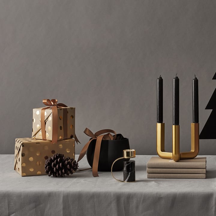 Heavy キャンドル ホルダー, nero marquina Cooee Design | クーイーデザイン