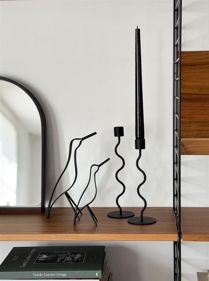 ウッディーバード high 18 cm, Black stained oak Cooee Design | クーイーデザイン