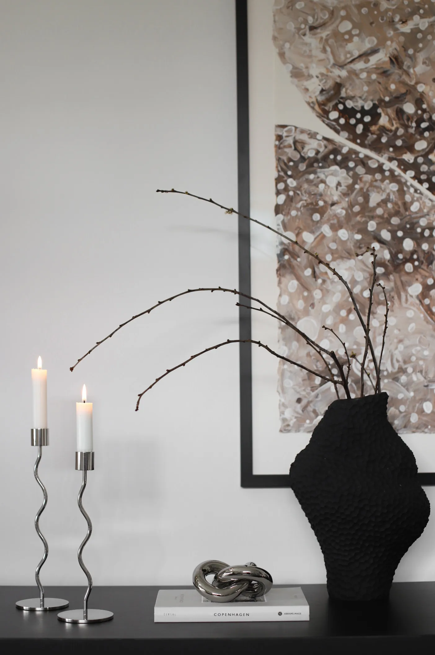 Knot テーブル スモール デコレーション, Light Silver Cooee Design | クーイーデザイン