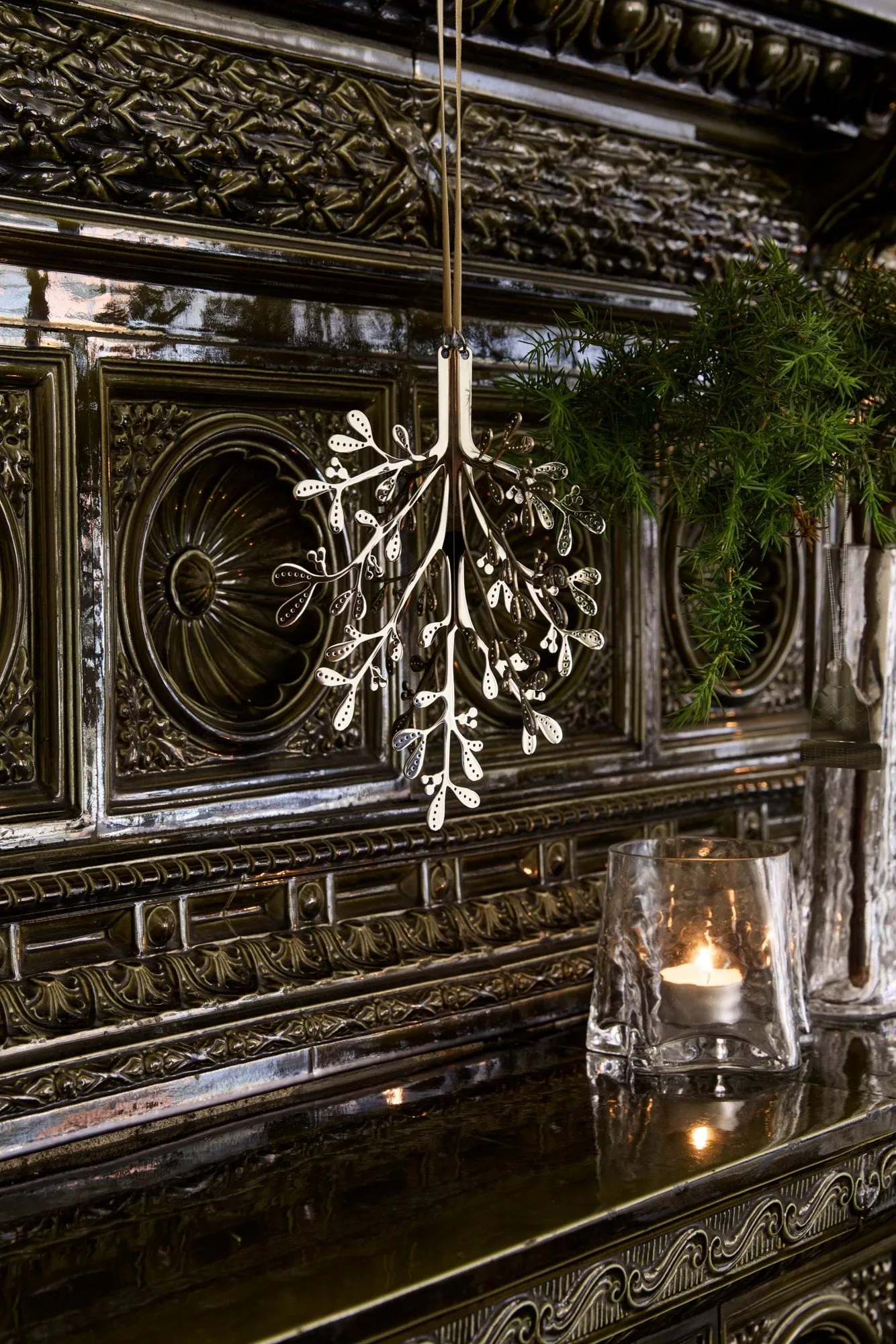Mistletoe クリスマスオーナメント 2個セット, Stainless steel, 20 cm Cooee Design | クーイーデザイン