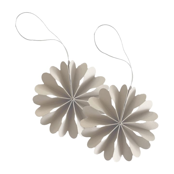 Paper Flowers クリスマスオーナメント - Natural - Cooee Design | クーイーデザイン