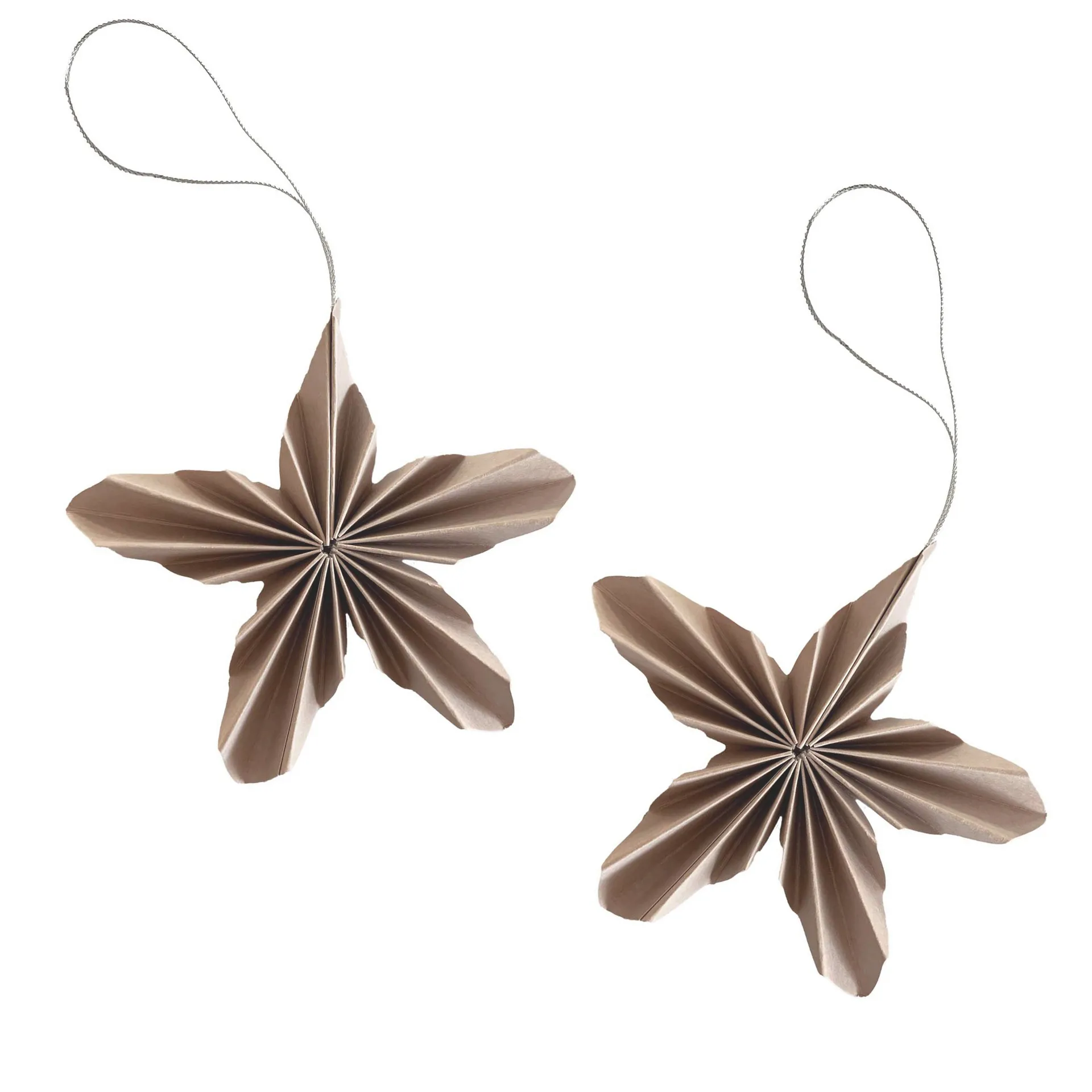 Paper Stars クリスマスオーナメント, Pale pink Cooee Design | クーイーデザイン