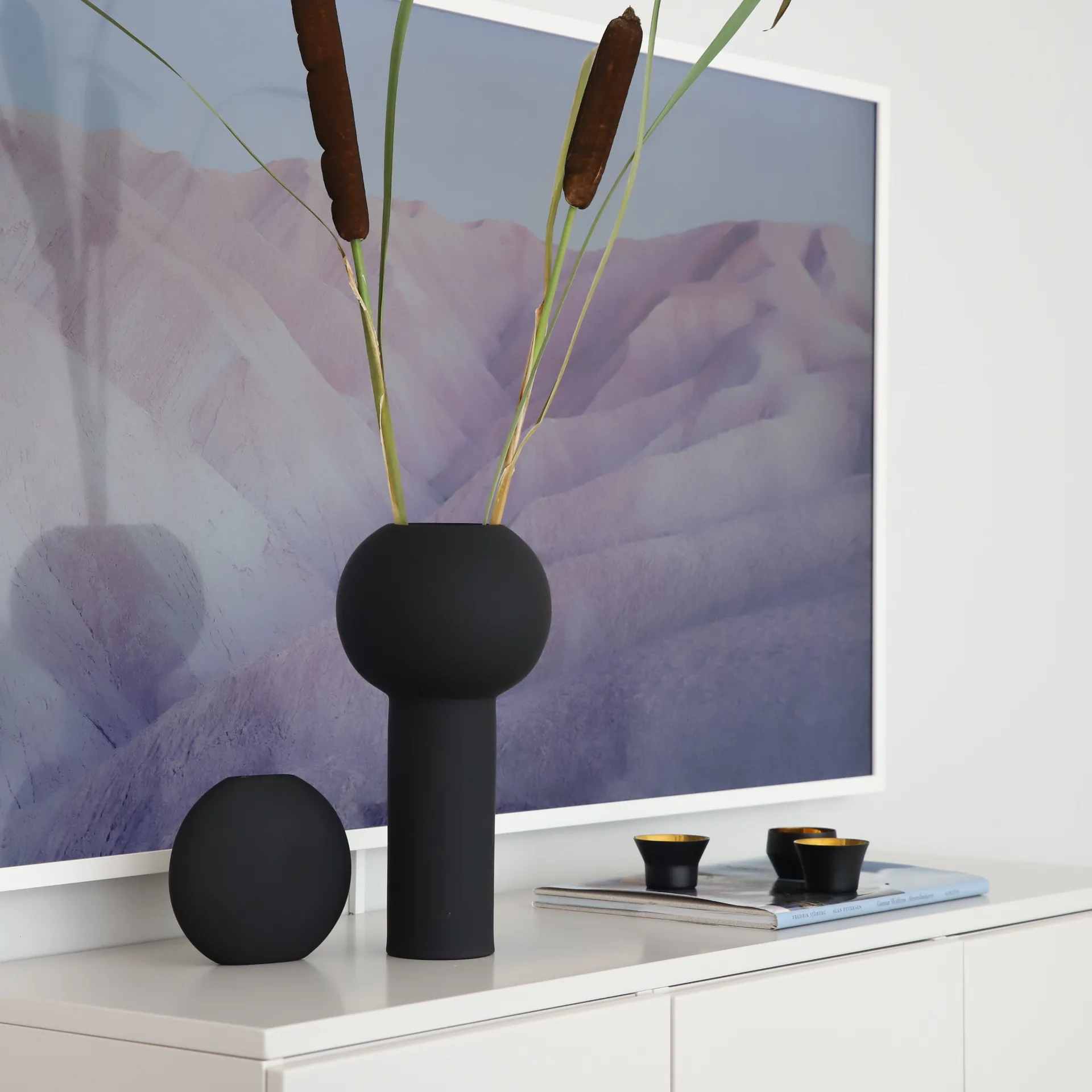 Pastille 花瓶 15 cm, Black Cooee Design | クーイーデザイン