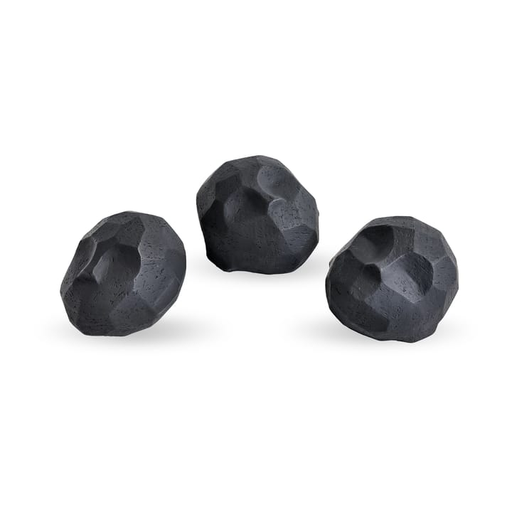 Pebble heads スカルプチャー 3パック - Coal - Cooee Design | クーイーデザイン