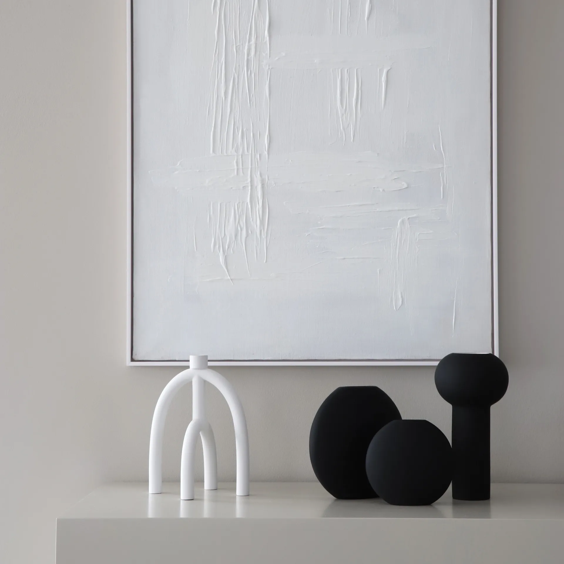 Pillar 花瓶 24 cm, Black Cooee Design | クーイーデザイン