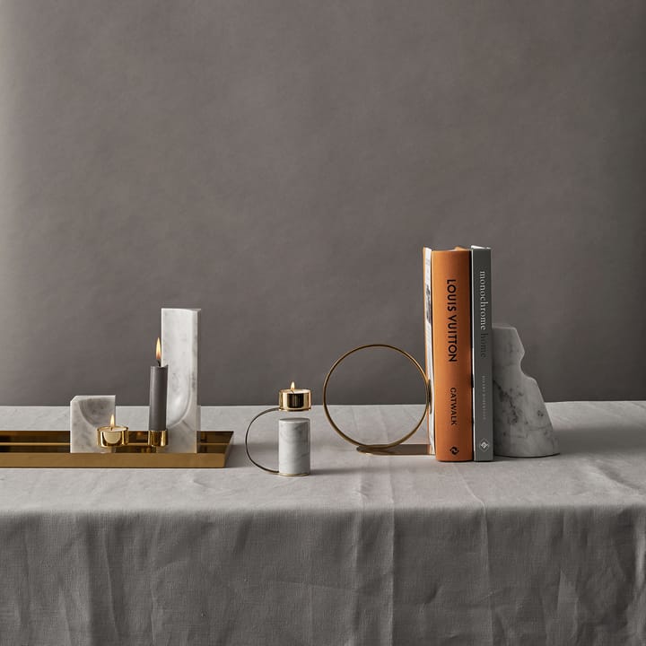 Quarter キャンドルスティック - carrara - Cooee Design | クーイーデザイン