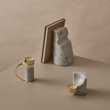 Quarter キャンドル ホルダー - carrara - Cooee Design | クーイーデザイン