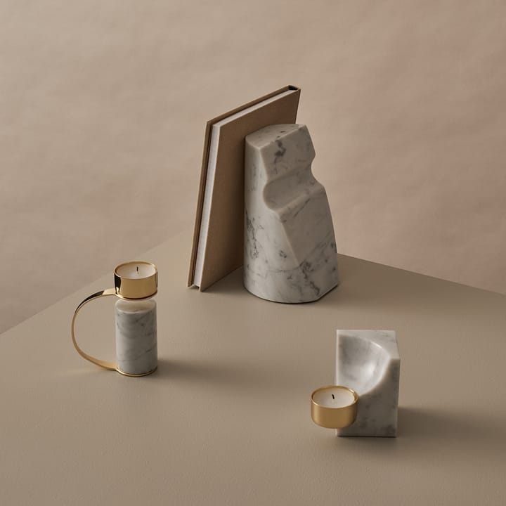 Quarter キャンドル ホルダー - carrara - Cooee Design | クーイーデザイン