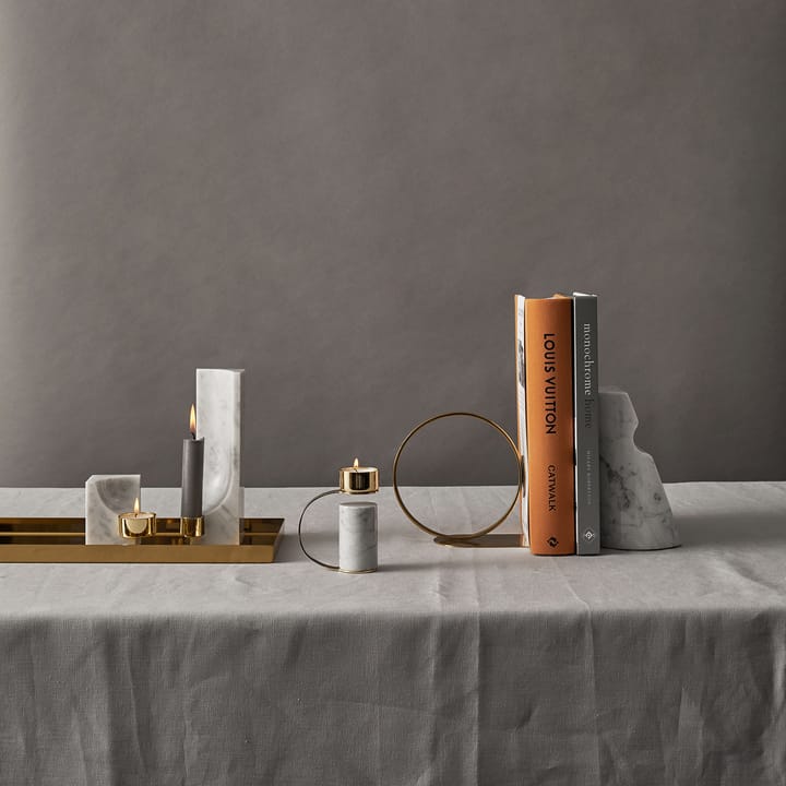 Quarter キャンドル ホルダー - carrara - Cooee Design | クーイーデザイン