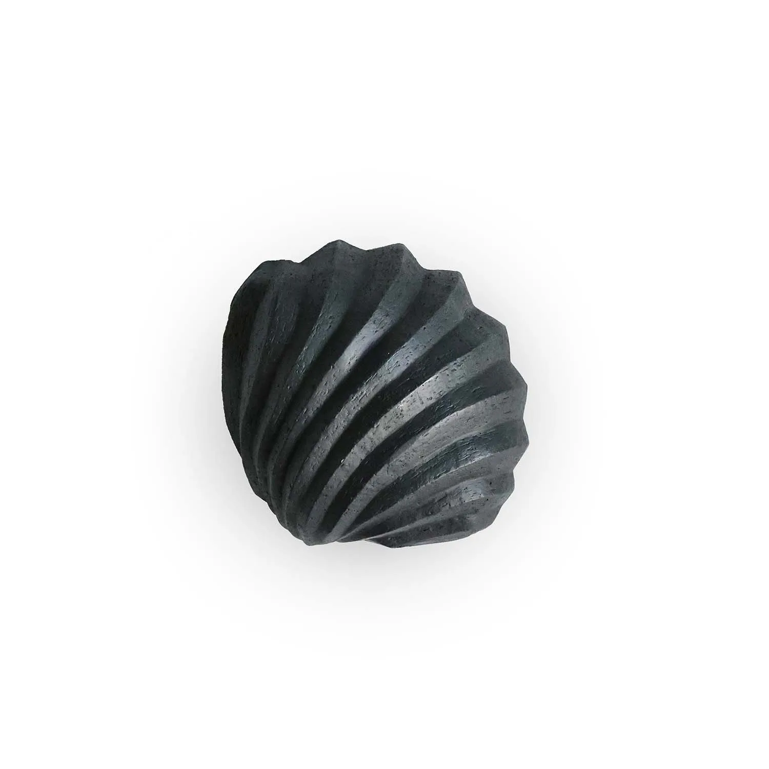 The Clam Shell スカルプチャー 13 cm, Coal Cooee Design | クーイーデザイン