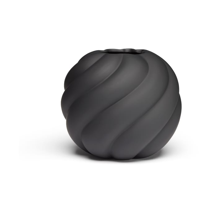 Twist ボール 花瓶 12 cm - Black - Cooee Design | クーイーデザイン