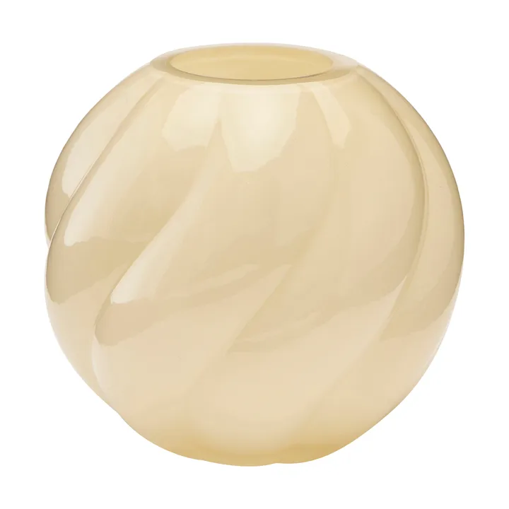 Twist ボール 花瓶 12 cm - Butter yellow - Cooee Design | クーイーデザイン