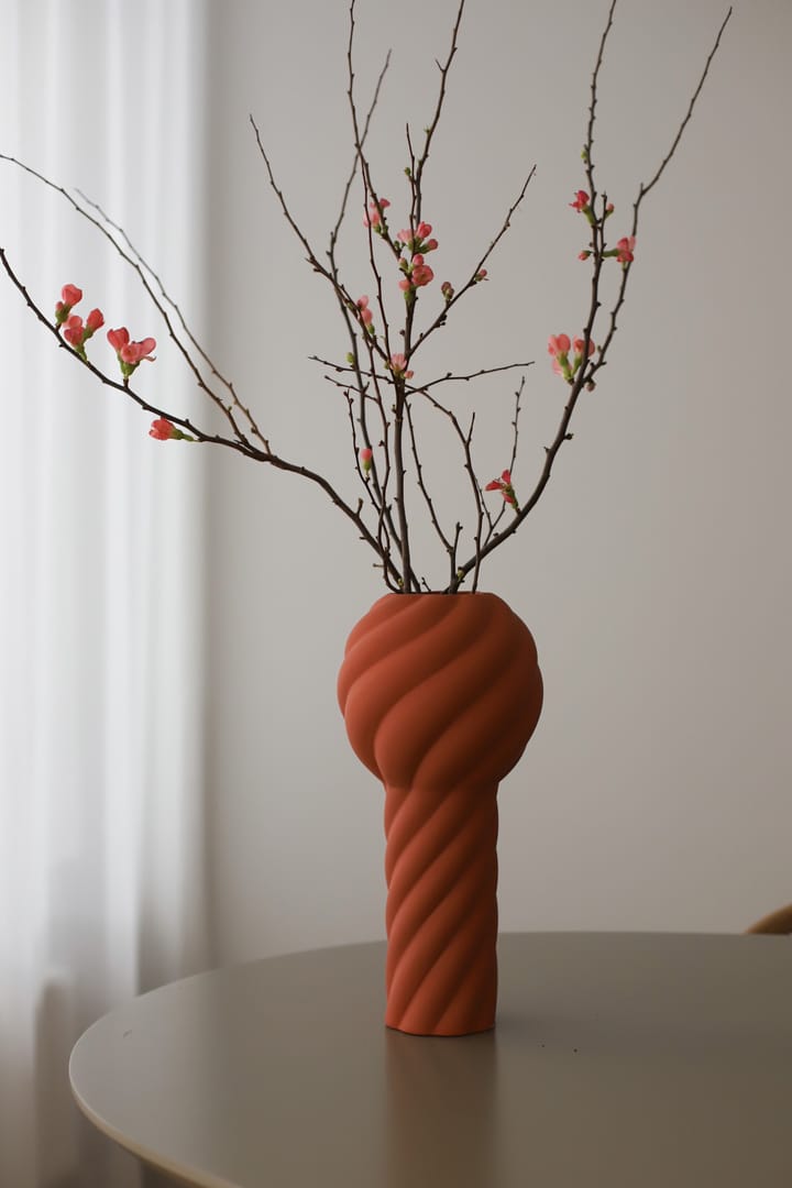 Twist ピラーベース 34 cm, Brick Red Cooee Design | クーイーデザイン