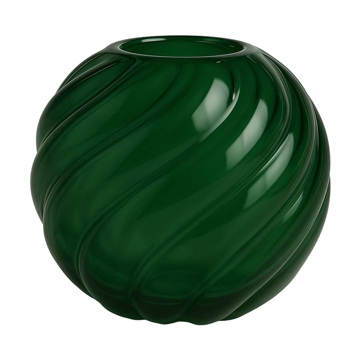 Twist ball 花瓶 Ø20x19 cm - Forest green - Cooee Design | クーイーデザイン