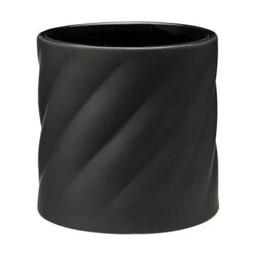 Twist 植木鉢 - Black, medium Ø19 cm - Cooee Design | クーイーデザイン