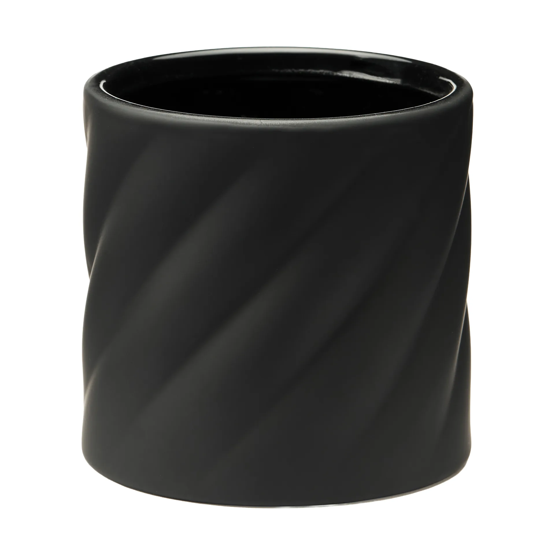 Twist 植木鉢, Black, small Ø12 cm Cooee Design | クーイーデザイン