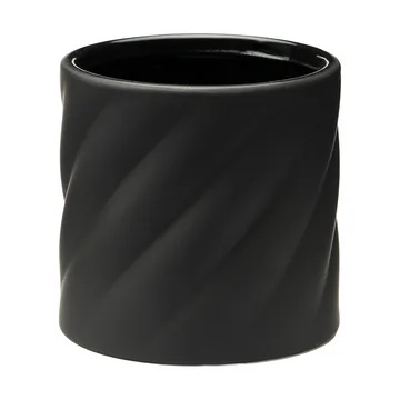 Twist 植木鉢 - Black, small Ø12 cm - Cooee Design | クーイーデザイン