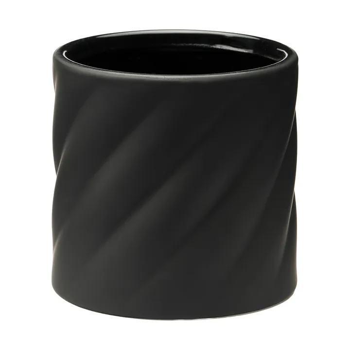 Twist 植木鉢 - Black, small Ø12 cm - Cooee Design | クーイーデザイン