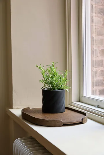 Twist 植木鉢 - Black, small Ø12 cm - Cooee Design | クーイーデザイン