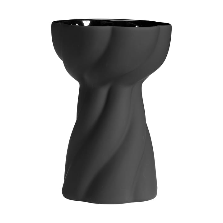 Twist bulb 花瓶 12.8 cm - Black - Cooee Design | クーイーデザイン