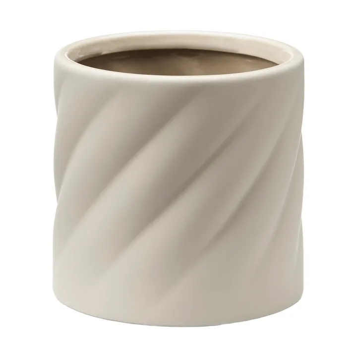 Twist 植木鉢 - Sand, small Ø12 cm - Cooee Design | クーイーデザイン