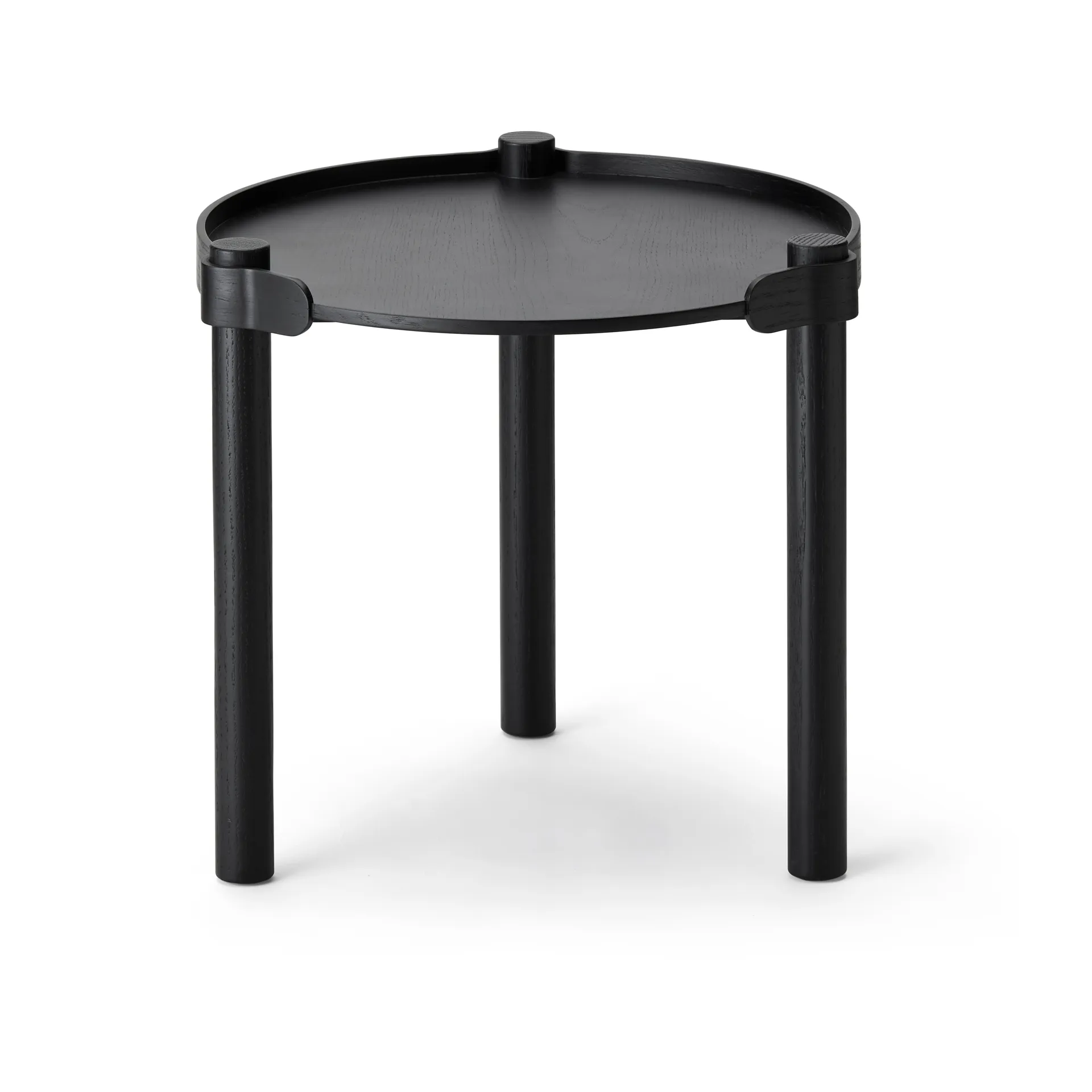 Woody テーブル Ø 45 cm, Black stained oak Cooee Design | クーイーデザイン