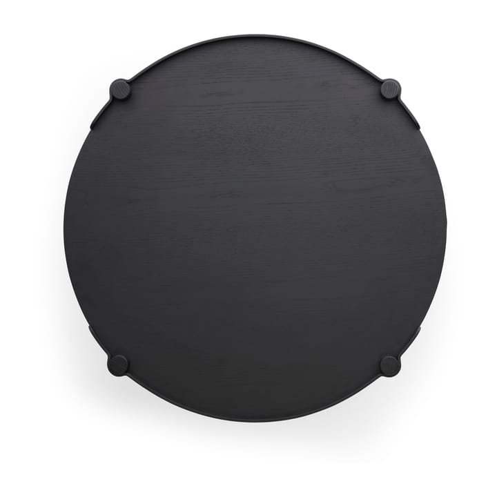 Woody テーブル Ø 80 cm, Black stained oak Cooee Design | クーイーデザイン