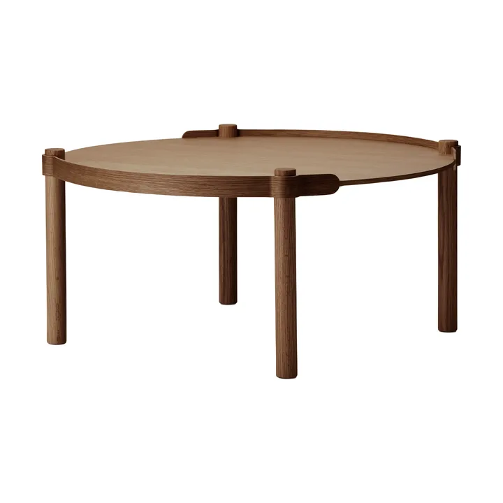 Woody テーブル Ø 80 cm - Dark stained oak - Cooee Design | クーイーデザイン