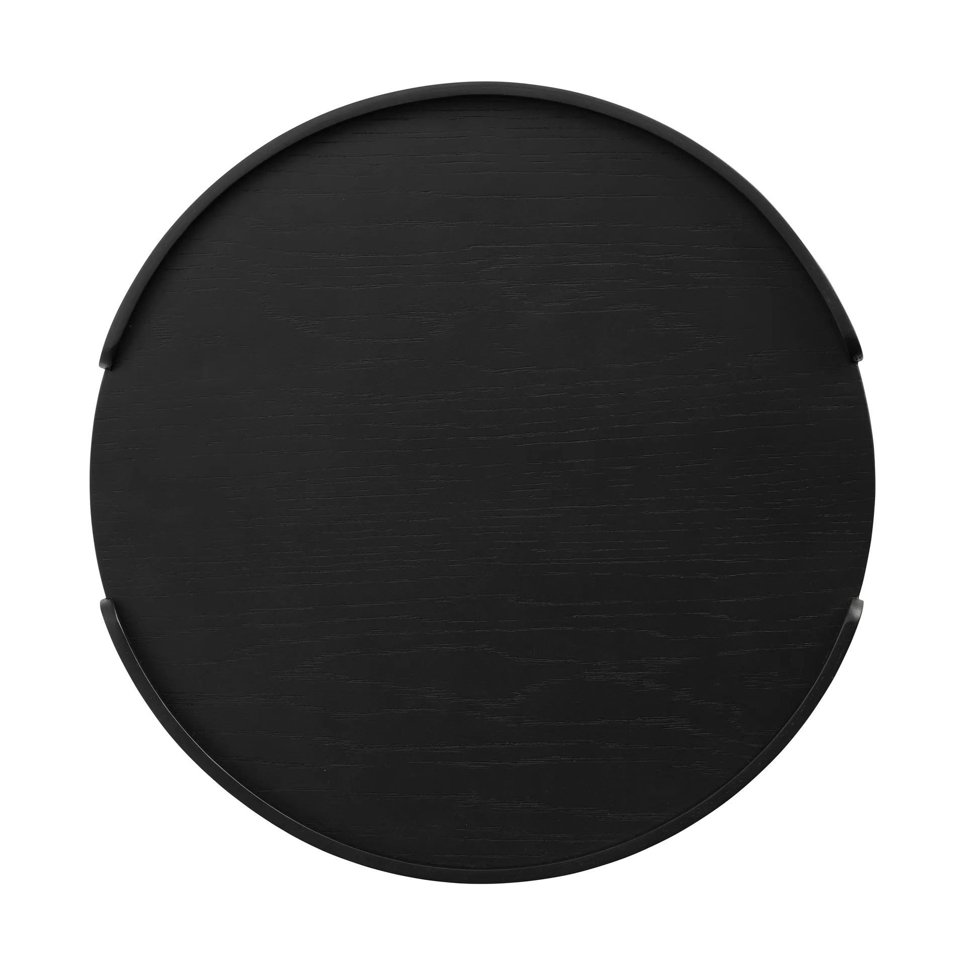 Woody トレイ, Black-stained oak, Ø35 cm Cooee Design | クーイーデザイン