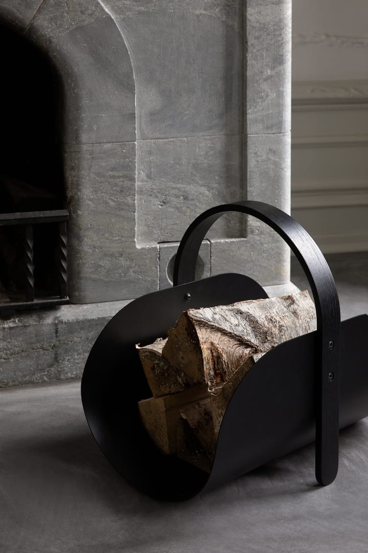 Woody ウッドバスケット, Black stained oak Cooee Design | クーイーデザイン